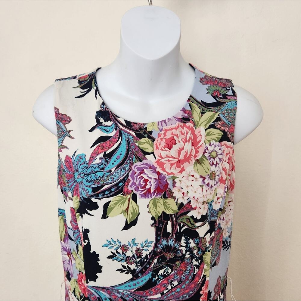 CHARTER CLUB Floral Print Sleeveless Fit & Flare Knee Length Dress Size XS - Picture 5 of 11